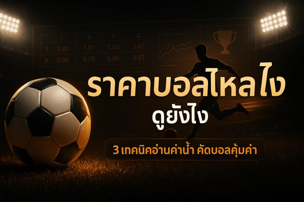 ราคาบอลไหล ดูยังไง